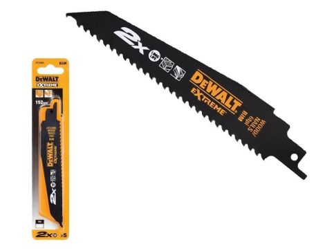 DEWALT BRZE.SZABL. 152x4,2mm /DREWNO Z GWOŹDZIAMI EXTREME /5szt.