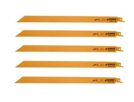 DEWALT BRZE.SZABL. 305mm/UNIWERSAL/5szt. ZE STALI KBALTOWEJ 1,8-2,5mm