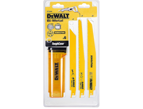 DEWALT BRZE.SZABL. MIX  6szt. EXTREME + KASETA