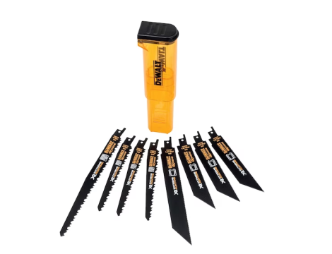 DEWALT BRZE.SZABL. MIX  8szt. EXTREME RUNTIME+ KASETA