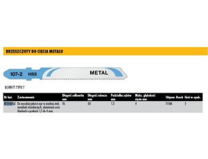DEWALT BRZE.WYRZ.  76x1,2mm T118A METAL /5szt.