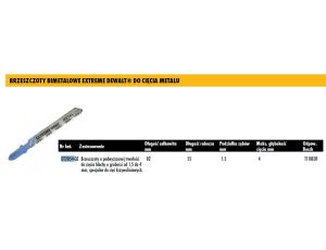 DEWALT BRZE.WYRZ.  82x4mm T118OF /5szt. METAL