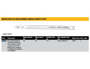 DEWALT BRZE.WYRZ. 132x2,4-5mm T345XF DREW-MET /5szt. ...