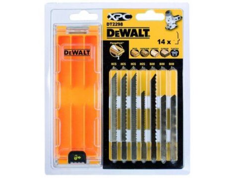 DEWALT BRZE.WYRZ. MIX 14szt. DREWNO/LAMINAT/PCV