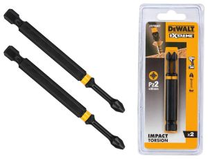 DEWALT KOŃCÓWKA PZ2x85/2szt.