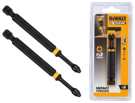 DEWALT KOŃCÓWKA PZ2x85/2szt.