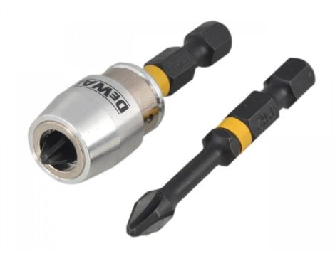 DEWALT KOŃCÓWKA UDAR. PH2x50 /2szt. + UCHWYT MAGNETYCZNY EXTREME IMPACT TORSION - 2