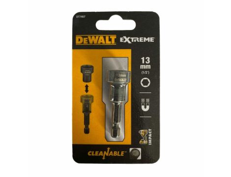 DEWALT KOŃCÓWKA Z NASADKĄ 13mm UDAROWA SAMOCZYSZCZĄCA