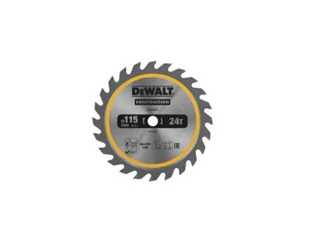 DEWALT PIŁA TARCZ.115x25z ATB DREWNO Z GWOŹDZIAMI DO DCS571