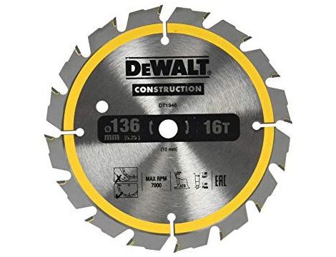 DEWALT PIŁA TARCZ.136x10mmx16z ...