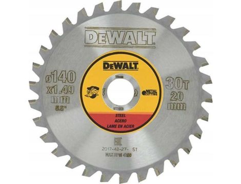 DEWALT PIŁA TARCZ.140x20mmx30z ...