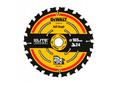 DEWALT PIŁA TARCZ.165x20mmx24z ELITE