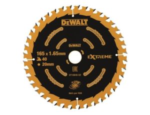 DEWALT PIŁA TARCZ.165x20mmx40z