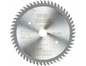 DEWALT PIŁA TARCZ.165x20mmx54z MTCG ...