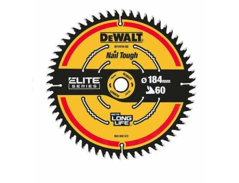 DEWALT PIŁA TARCZ.184x16mmx60z ELITE