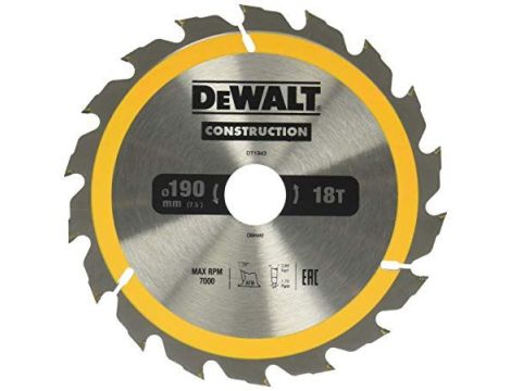 DEWALT PIŁA TARCZ.190x30mmx18z