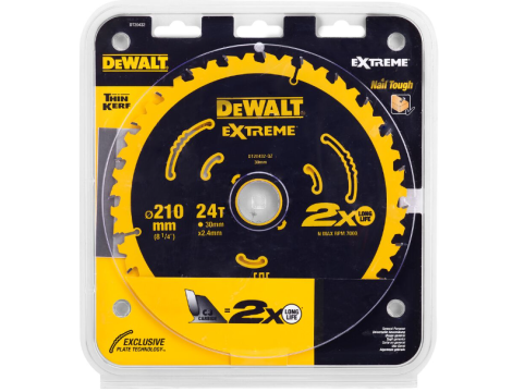 DEWALT PIŁA TARCZ.210x30mmx24z