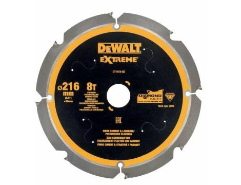 DEWALT PIŁA TARCZ.216x30mmx 8z DO WŁÓKNOCEMENTU ...
