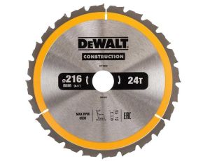 DEWALT PIŁA TARCZ.216x30mmx24z