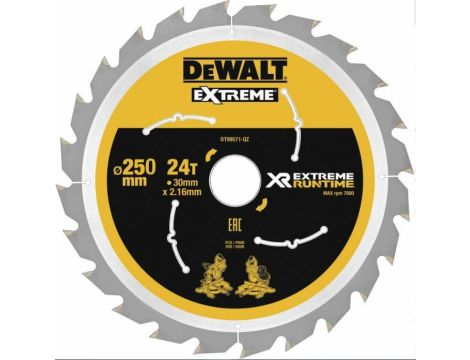 DEWALT PIŁA TARCZ.250x30mmx60z