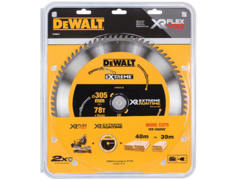 DEWALT PIŁA TARCZ.305x30mmx78z EXTREME RUNTIME