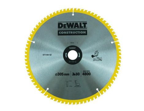 DEWALT PIŁA TARCZ.305x30mmx80z