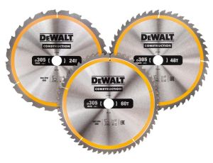 DEWALT PIŁA TARCZOWA KPL. 3szt. /305mm