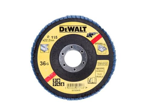 DEWALT ŚCIERNICA LIST. 115 P 36 WYGIĘTA TYP 29 ...