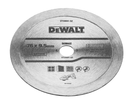DEWALT TARCZA DIAM.PEŁ.  76mm x9,6mm DO DCS438
