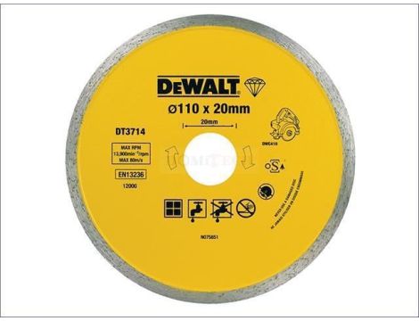 DEWALT TARCZA DIAM.PEŁ. 110mmx20mm DO DWC410