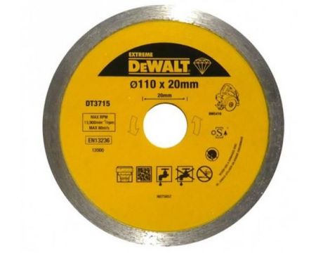 DEWALT TARCZA DIAM.PEŁ. 110mmx20mm DO DWC410