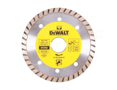 DEWALT TARCZA DIAM.TUBRO 115mm