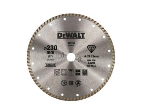DEWALT TARCZA DIAM.TURBO 230x2,6x22,2mm ...