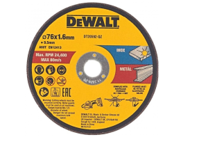 DEWALT TARCZA METAL  76x1,6mm DO DCS438 /3szt.