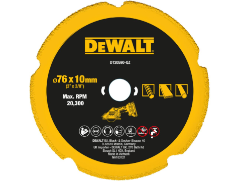 DEWALT TARCZA MULTI  76x9,5mm DO DCS438