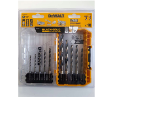 DEWALT WIERTŁO METAL HEX KPL.10szt. 3-10mm BLACK & GOLD