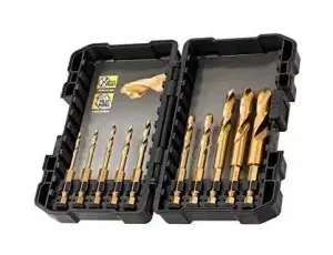 DEWALT WIERTŁO METAL HSS-TIN KPL. 10cz. HEX EXTREME IMPACT 3-12mm