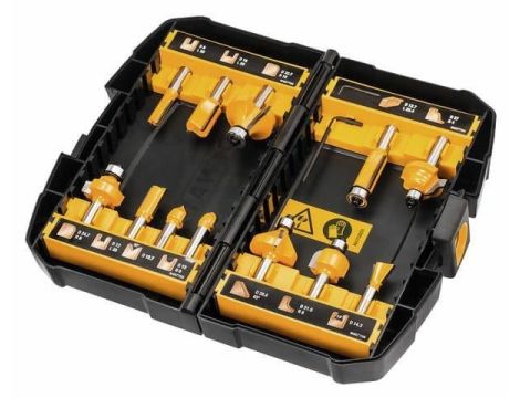DEWALT ZESTAW FREZÓW 12cz.