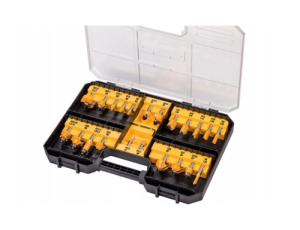 DEWALT ZESTAW FREZÓW 22cz.