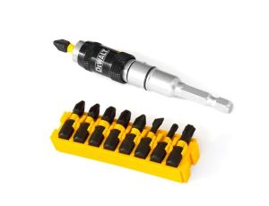 DEWALT ZESTAW KOŃCÓWEK  10cz. TORSION UCHWYT PRZEGUBOWY