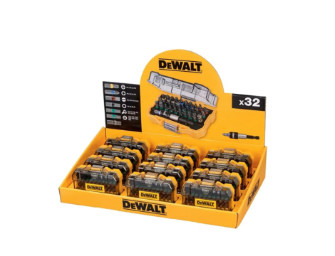 DEWALT ZESTAW KOŃCÓWEK(opak) 32cz. /EKSPOZYTOR 12op.