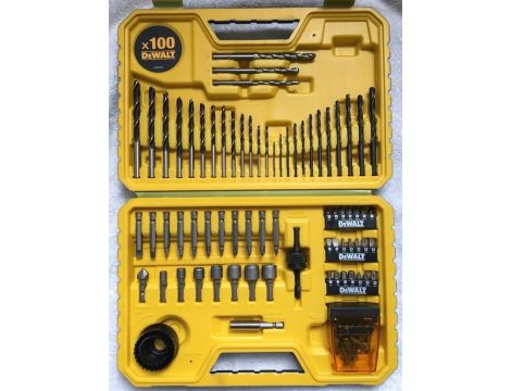 DEWALT ZESTAW WIERTEŁ I BITÓW 100cz. - 2
