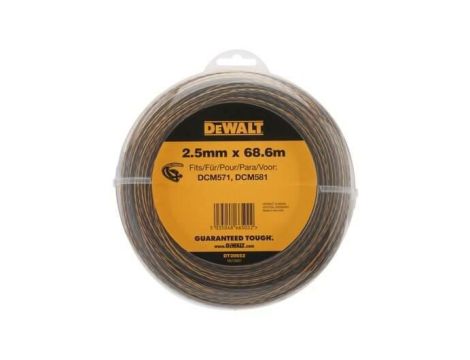 DEWALT ŻYŁKA DO KOSY 2,5mm 68,8m