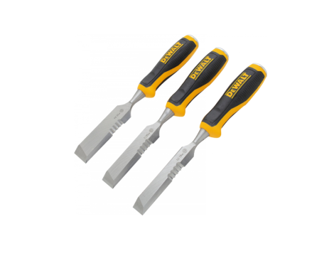 DEWALT DŁUTO Z BOCZNĄ KRAWĘDZIĄ TNĄCĄ KPL. 3szt