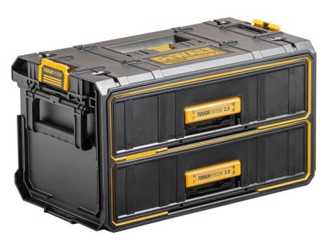 DEWALT SKRZYNIA TOUGHSYSTEM 2,0 Z 2 SZUFLADAMI - 2