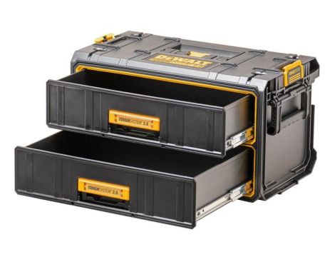 DEWALT SKRZYNIA TOUGHSYSTEM 2,0 Z 2 SZUFLADAMI