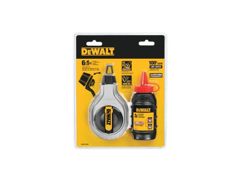 DEWALT SZNUR TRASERSKI 6-1 +KREDA CZERW.