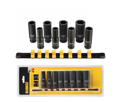 DEWALT ZESTAW NASADEK UDAROWYCH  8cz. 1/2"