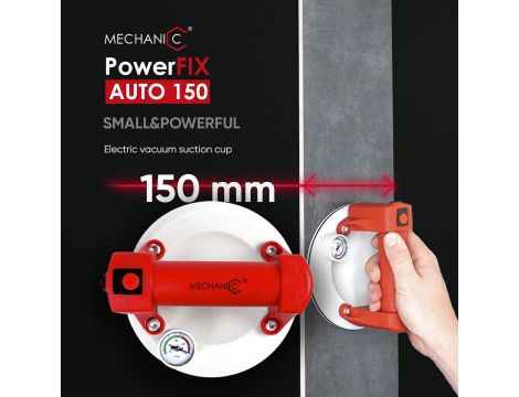 DISTAR PRZYSSAWKA PRÓŻNIOWA ELEKTRYCZNA POWERFIX AUTO 150mm - 2