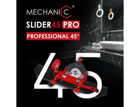 DISTAR PRZYSTAWKA DO CIĘCIA POD KĄTEM 45° MECHANIC SLIDER 45 PRO - DO SZLIFIERKI KĄTOWEJ - 4